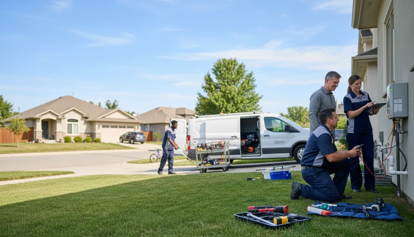 Tankless water heater service in Rew, PA